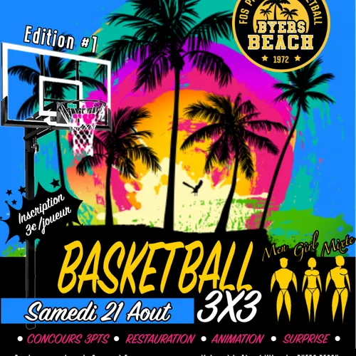 [ SPORT/LOISIR ] Fos-sur-Mer: Basketball on the beach, ça vous...